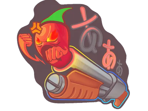 Sticker | Pepper Gauge (Lenticular)