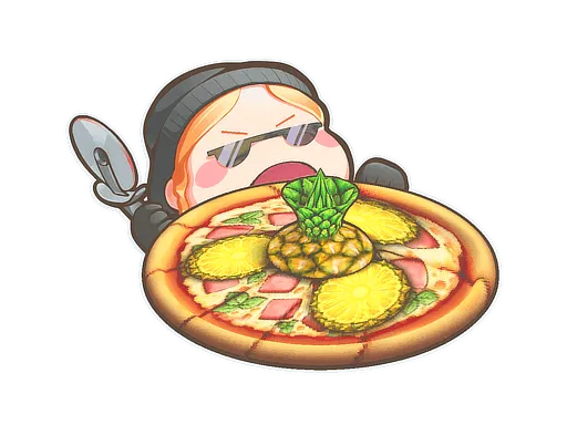Sticker | Pineapple On Pizza (Lenticular)
