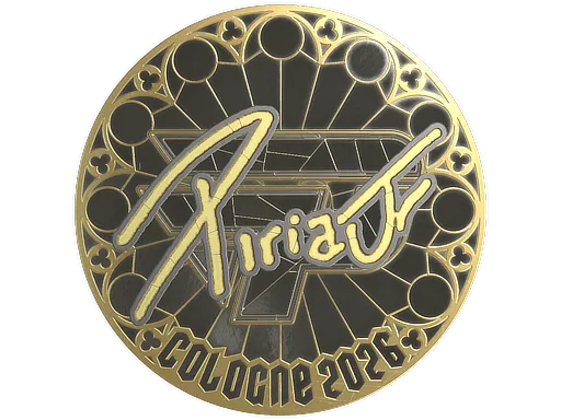 Sticker | piriajr (Gold) | Cologne 2026