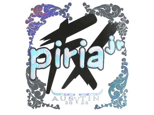 Наклейка | piriajr (голографическая) | Остин-2025