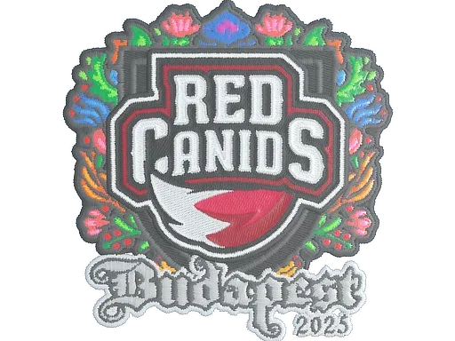 Наклейка | RED Canids (вышитая) | Будапешт-2025
