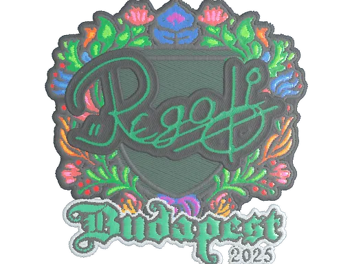 Наклейка | regali (вышитая) | Будапешт-2025