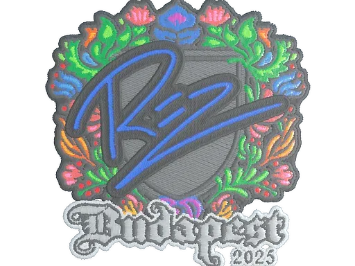 Наклейка | REZ (вышитая) | Будапешт-2025