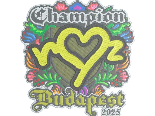 Наклейка | ropz (вышитая, чемпион) | Будапешт-2025