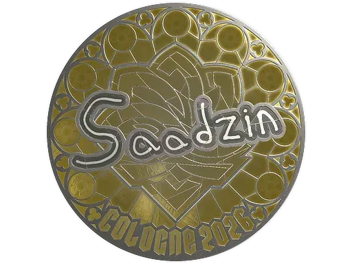 Sticker | saadzin (Foil) | Cologne 2026