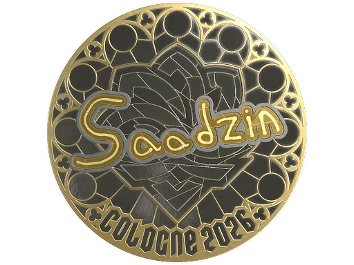 Sticker | saadzin (Gold) | Cologne 2026