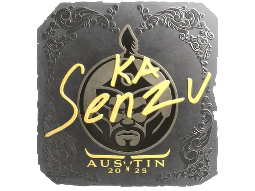 Наклейка | Senzu (металлическая) | Остин-2025