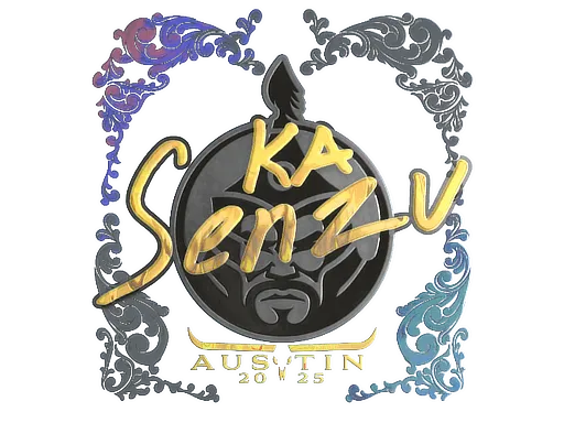 Наклейка | Senzu (голографическая) | Остин-2025