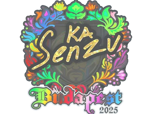 Наклейка | Senzu (голографическая) | Будапешт-2025