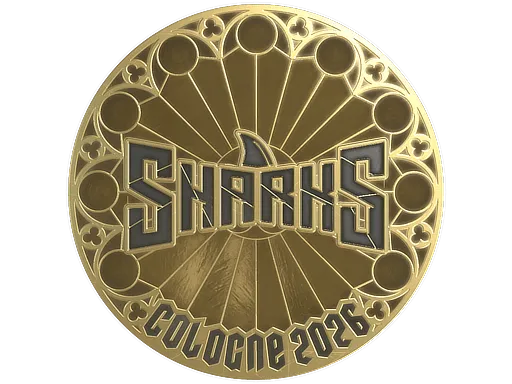 Sticker | Sharks Esports (Gold) | Cologne 2026