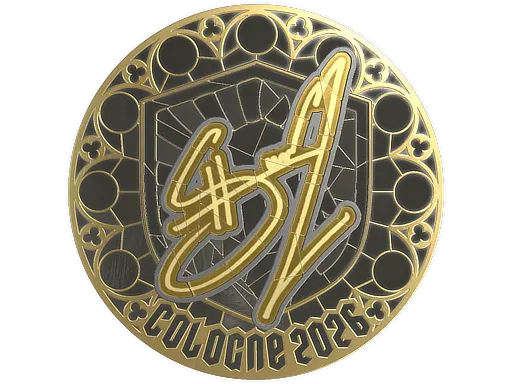 Sticker | siuhy (Gold) | Cologne 2026