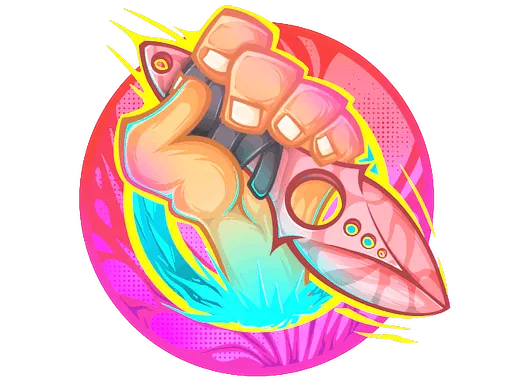 Sticker | Skelly Stabby