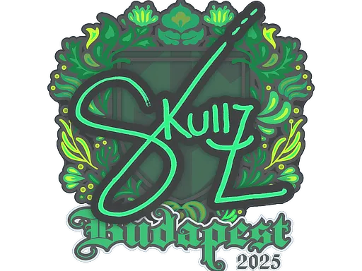 Наклейка | skullz | Будапешт-2025