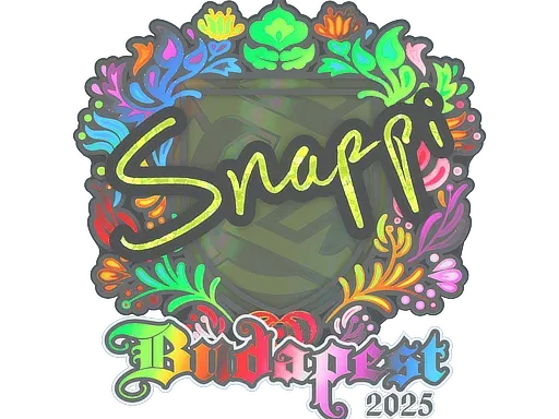 Наклейка | Snappi (голографическая) | Будапешт-2025
