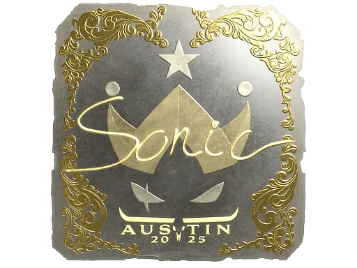 Sticker | Sonic (Gold) | Austin 2025