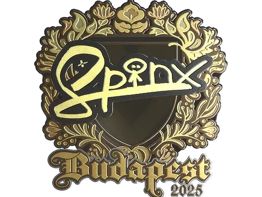 Наклейка | Spinx (золотая) | Будапешт-2025
