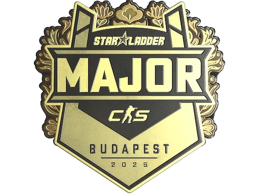 Наклейка | StarLadder (золотая) | Будапешт-2025