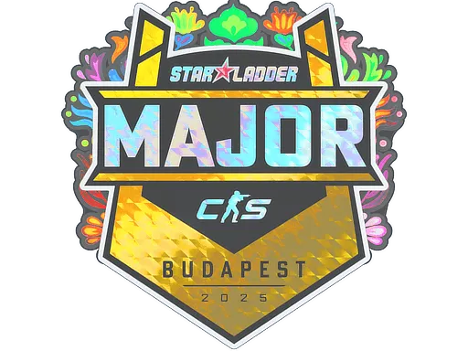 Наклейка | StarLadder (голографическая) | Будапешт-2025