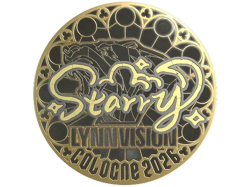 Sticker | Starry (Gold) | Cologne 2026