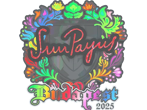 Наклейка | SunPayus (голографическая) | Будапешт-2025