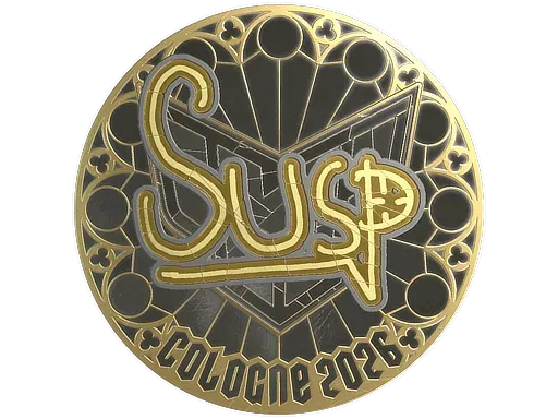 Sticker | susp (Gold) | Cologne 2026
