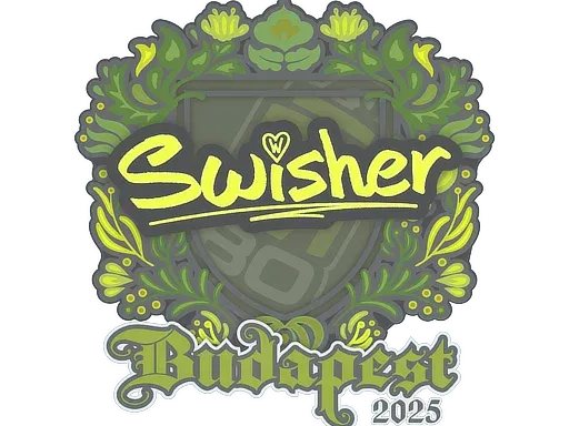 Наклейка | Swisher | Будапешт-2025