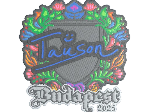 Наклейка | Tauson (вышитая) | Будапешт-2025