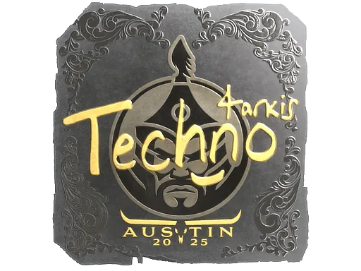 Наклейка | Techno4K (металлическая) | Остин-2025