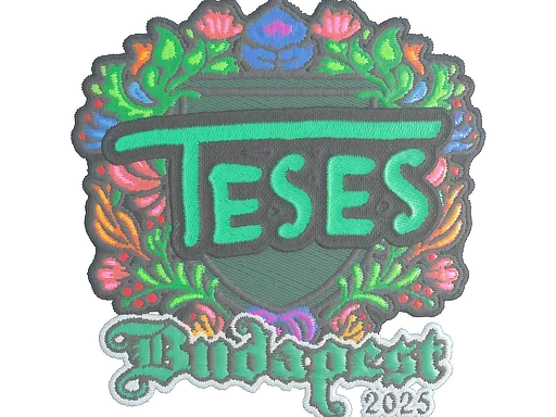 Наклейка | TeSeS (вышитая) | Будапешт-2025