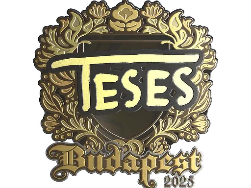 Наклейка | TeSeS (золотая) | Будапешт-2025