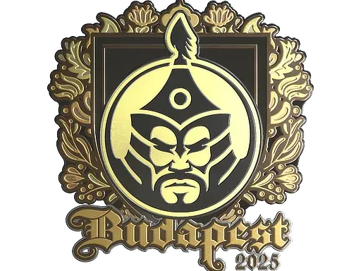Наклейка | The MongolZ (золотая) | Будапешт-2025