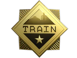 Sticker | Train (Gold)