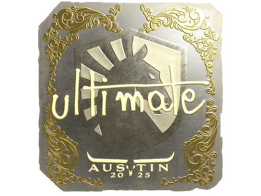 Наклейка | ultimate (золотая) | Остин-2025