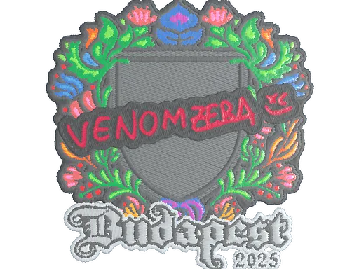 Наклейка | venomzera (вышитая) | Будапешт-2025