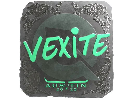 Наклейка | vexite (металлическая) | Остин-2025