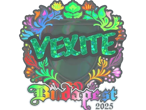 Наклейка | vexite (голографическая) | Будапешт-2025
