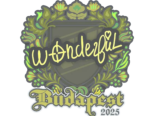 Наклейка | w0nderful | Будапешт-2025