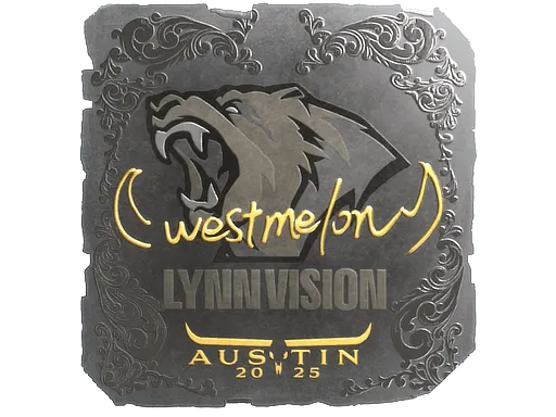 Наклейка | westmelon (металлическая) | Остин-2025