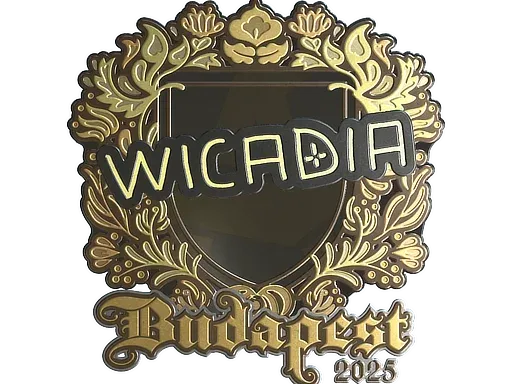 Наклейка | Wicadia (золотая) | Будапешт-2025