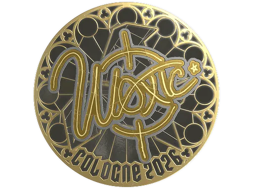 Sticker | woxic (Gold) | Cologne 2026