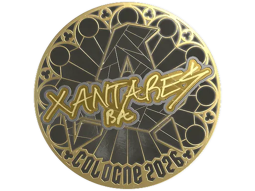 Sticker | XANTARES (Gold) | Cologne 2026
