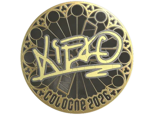 Sticker | xiELO (Gold) | Cologne 2026
