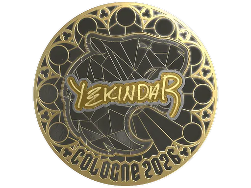 Sticker | YEKINDAR (Gold) | Cologne 2026