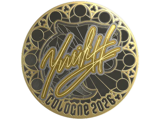 Sticker | yuurih (Gold) | Cologne 2026