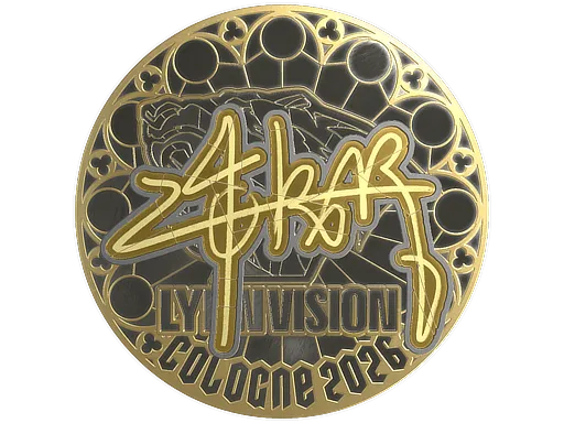 Sticker | z4KR (Gold) | Cologne 2026