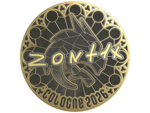 Sticker | zont1x (Gold) | Cologne 2026