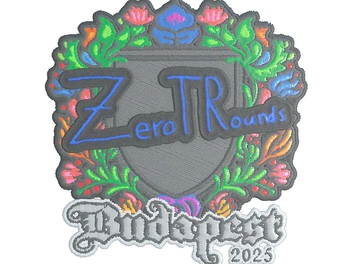 Наклейка | ztr (вышитая) | Будапешт-2025