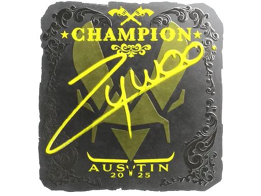 Наклейка | ZywOo (Foil, Champion) | Austin 2025