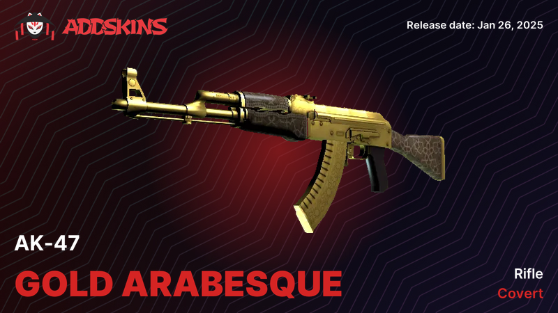AK-47 Gold Arabesque AK-47 Gold Arabesque
