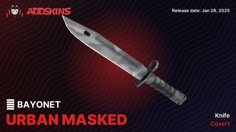 ★ Bayonet Urban Masked ★ Bayonet Urban Masked